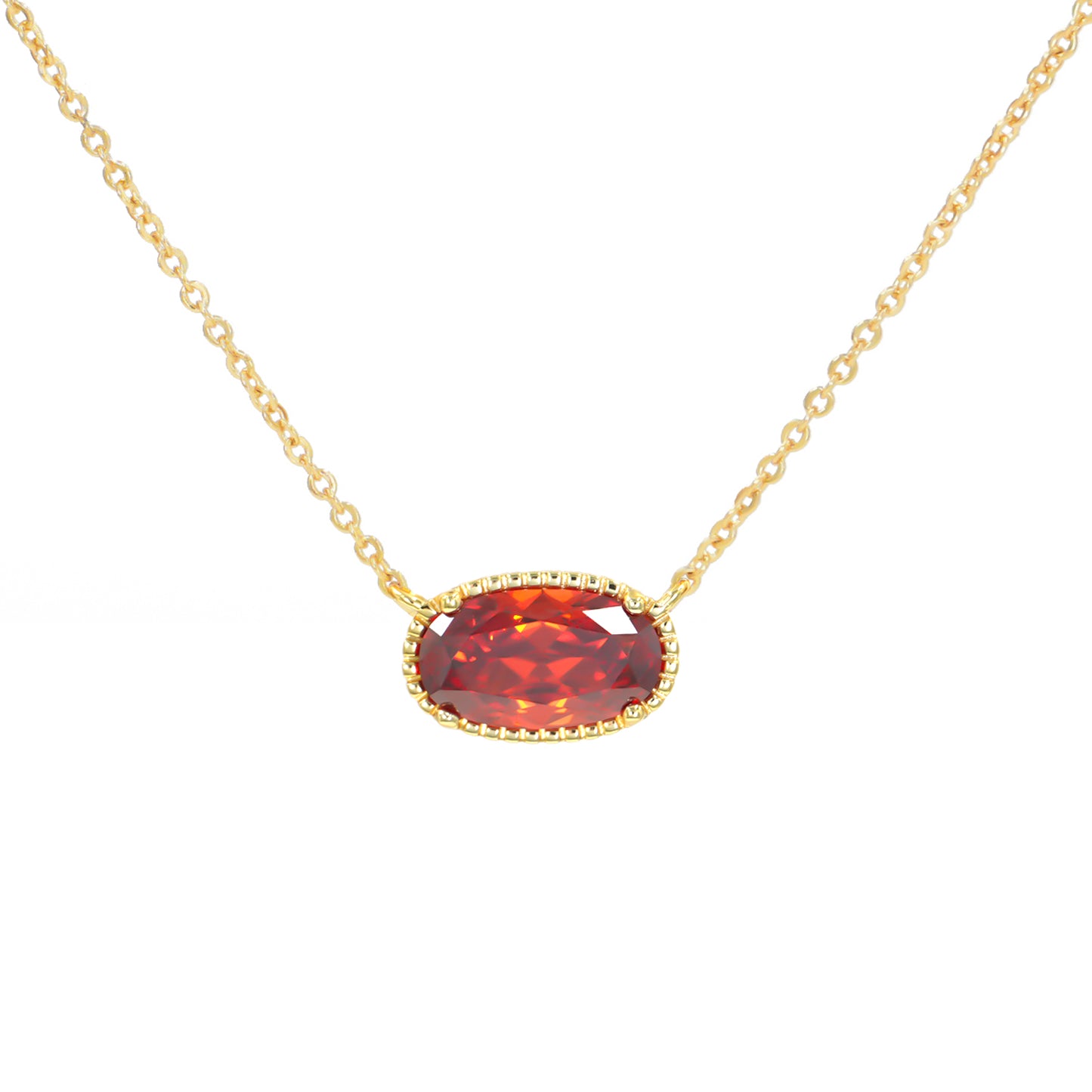 BlissBling Personalized Birthstone Design Women Pendant Jewelry with Collar, Artificial Gemstone Decor, Elegant Charm for Daily Clothing Decor, Gift birthstones