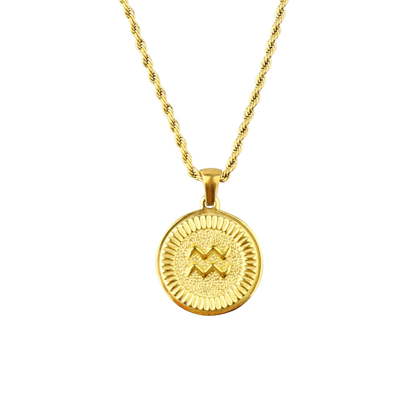 Constellation Pendant Fashion Necklace Gold Zodiac Necklace (Unisex) Jewellery gold pendant necklaces