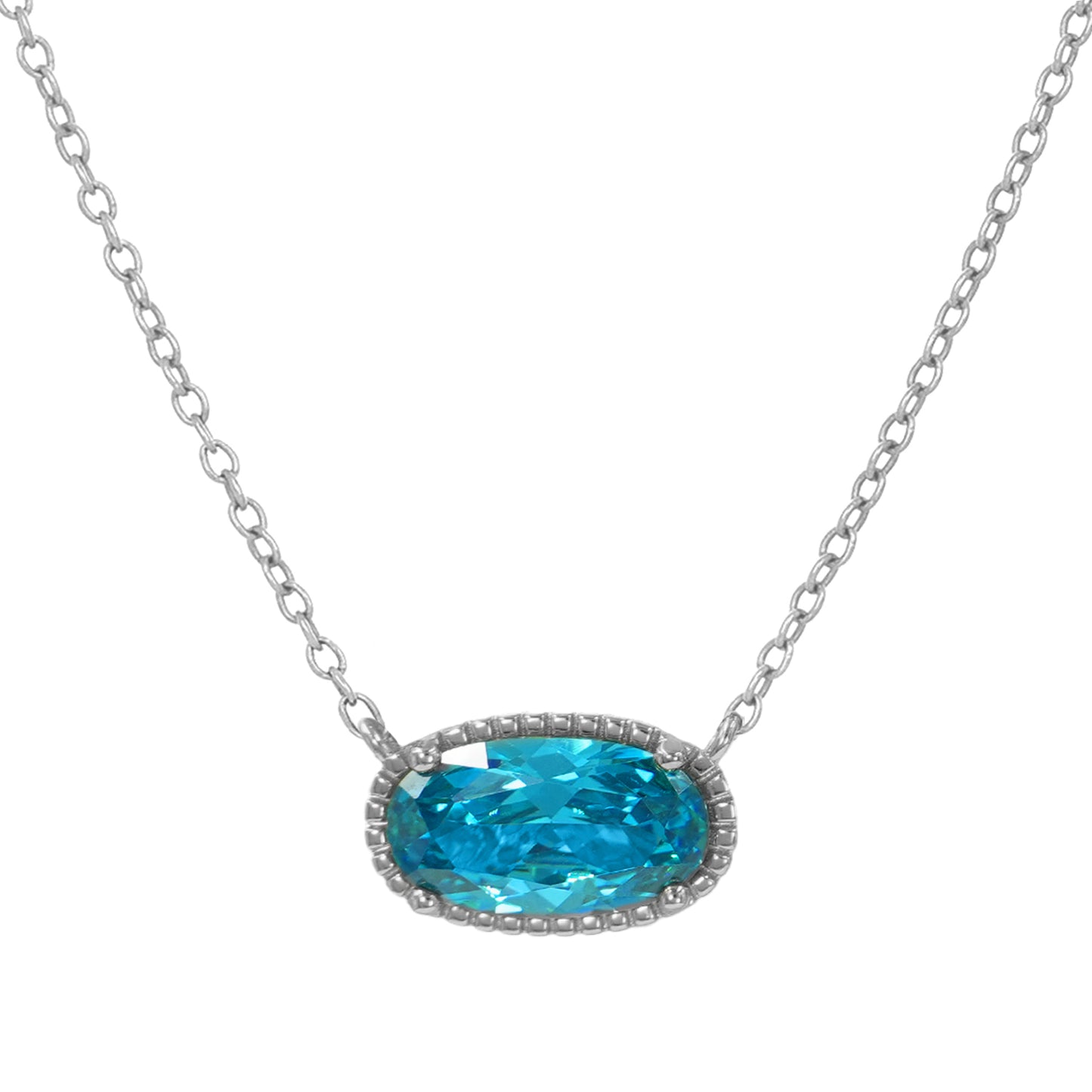 BlissBling Personalized Birthstone Design Women Pendant Jewelry with Collar, Artificial Gemstone Decor, Elegant Charm for Daily Clothing Decor, Gift birthstones