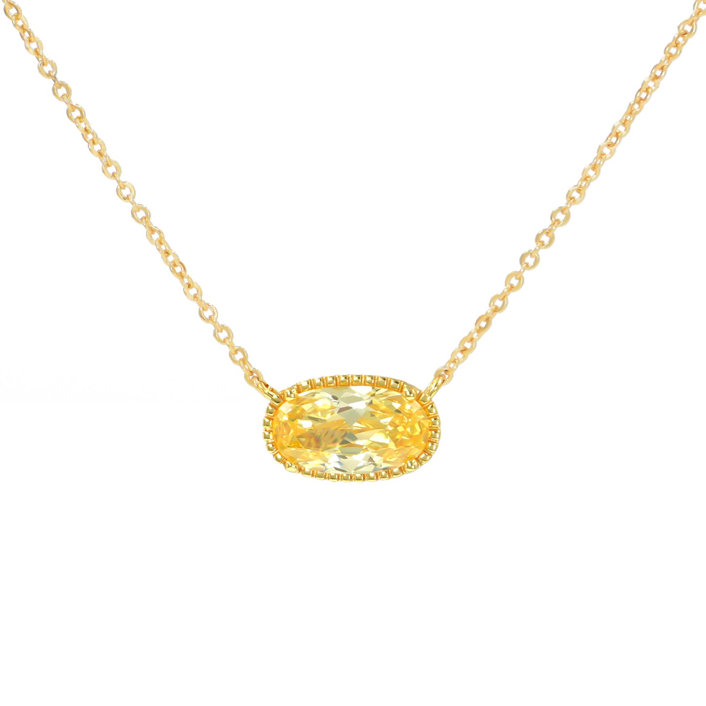 Valentine's Day Gift Necklace - 18-Inch Silver/Gold Plated Chain with Infinity Pendant & Birthstone Crystals, Adjustable Chain Length 16.9+1.9 inches