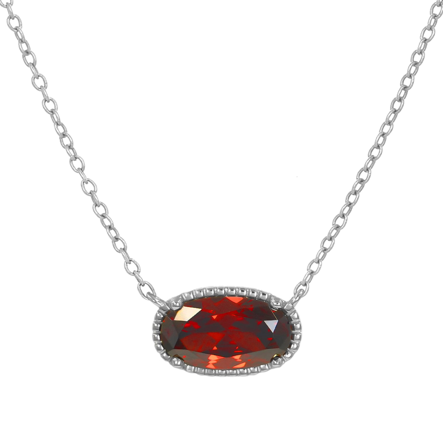 BlissBling Personalized Birthstone Design Women Pendant Jewelry with Collar, Artificial Gemstone Decor, Elegant Charm for Daily Clothing Decor, Gift birthstones