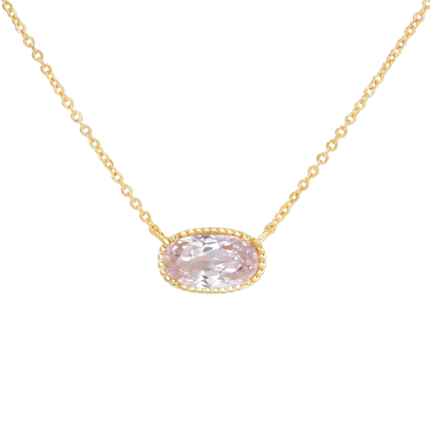 Valentine's Day Gift Necklace - 18-Inch Silver/Gold Plated Chain with Infinity Pendant & Birthstone Crystals, Adjustable Chain Length 16.9+1.9 inches