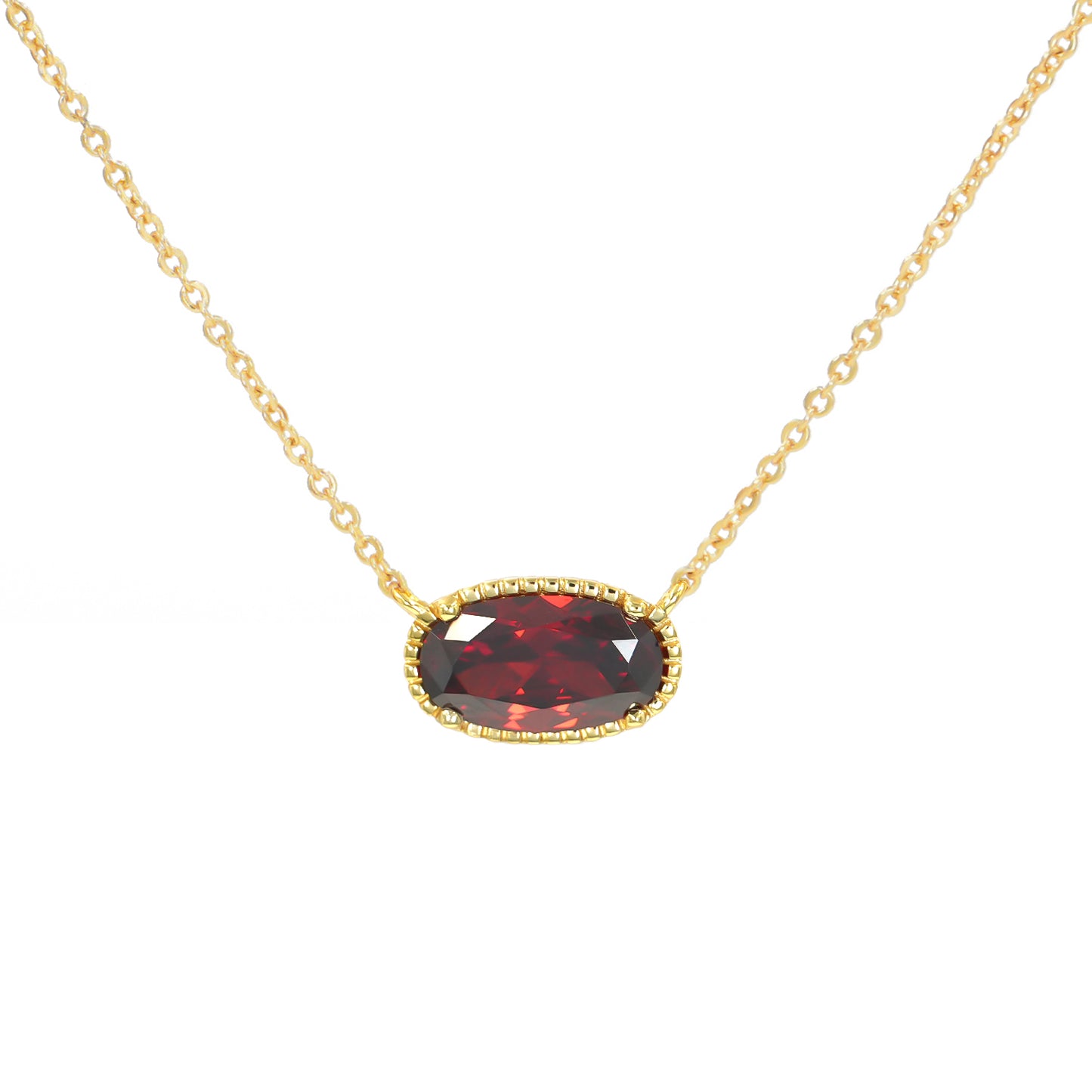 BlissBling Personalized Birthstone Design Women Pendant Jewelry with Collar, Artificial Gemstone Decor, Elegant Charm for Daily Clothing Decor, Gift birthstones