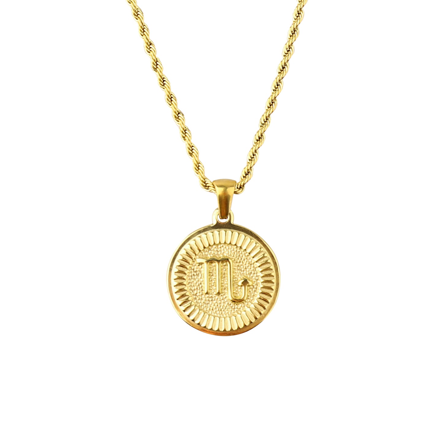 Constellation Pendant Fashion Necklace Gold Zodiac Necklace (Unisex) Jewellery gold pendant necklaces
