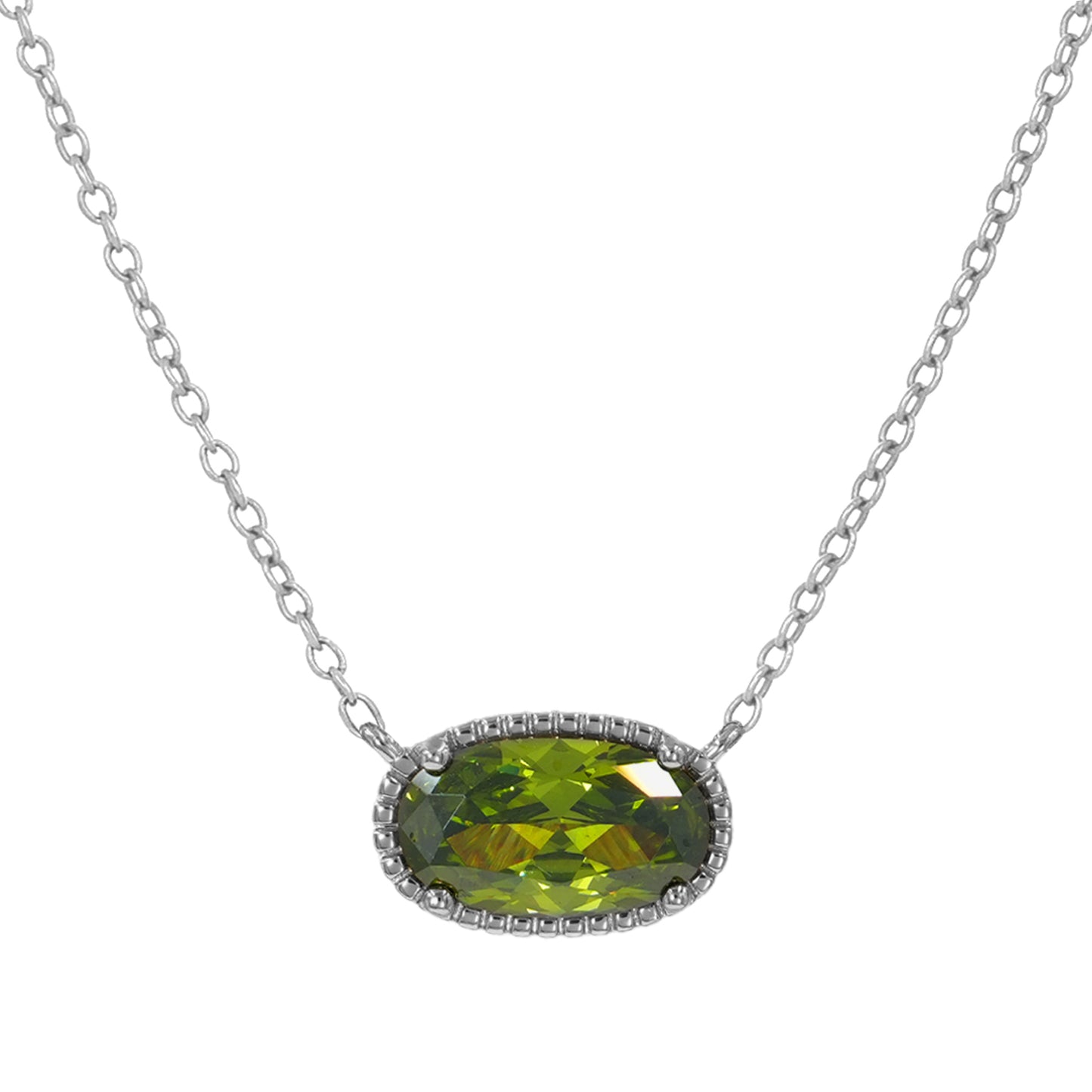 BlissBling Personalized Birthstone Design Women Pendant Jewelry with Collar, Artificial Gemstone Decor, Elegant Charm for Daily Clothing Decor, Gift birthstones