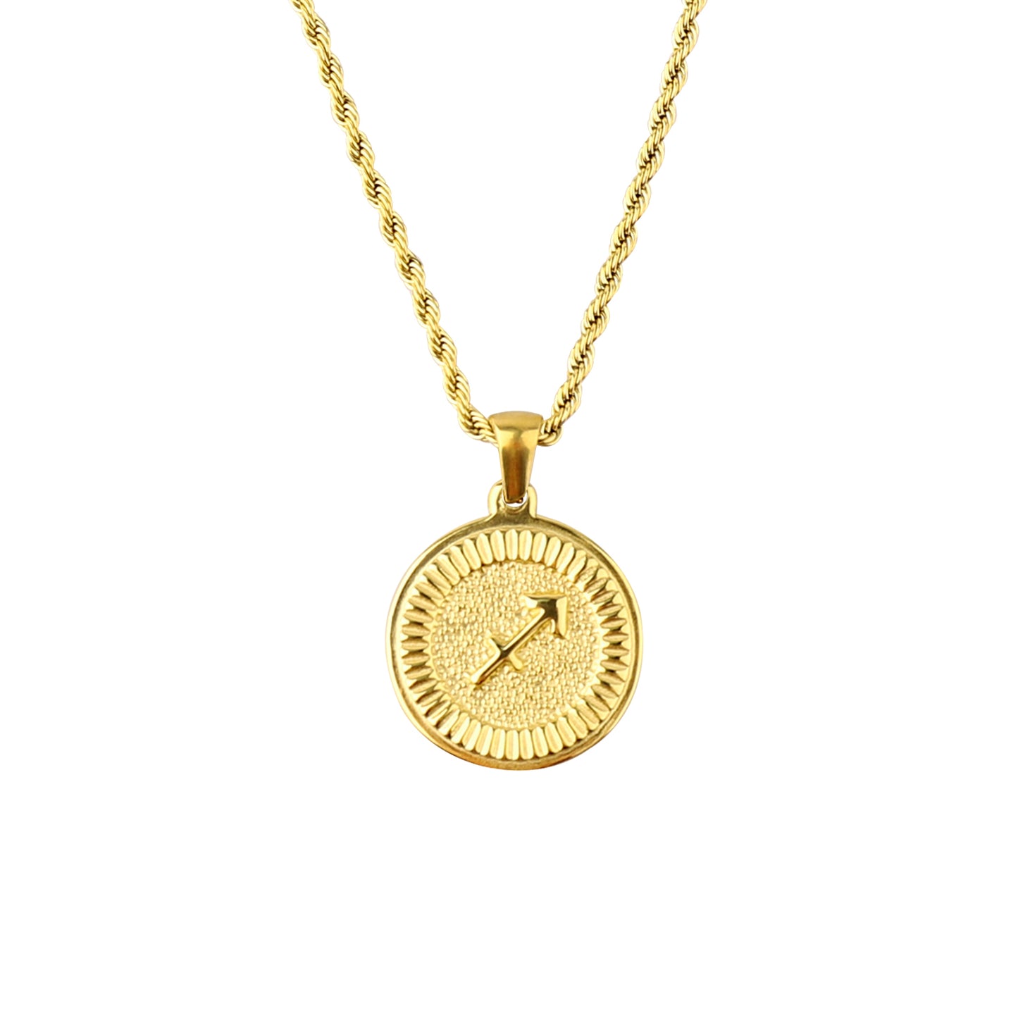 Constellation Pendant Fashion Necklace Gold Zodiac Necklace (Unisex) Jewellery gold pendant necklaces