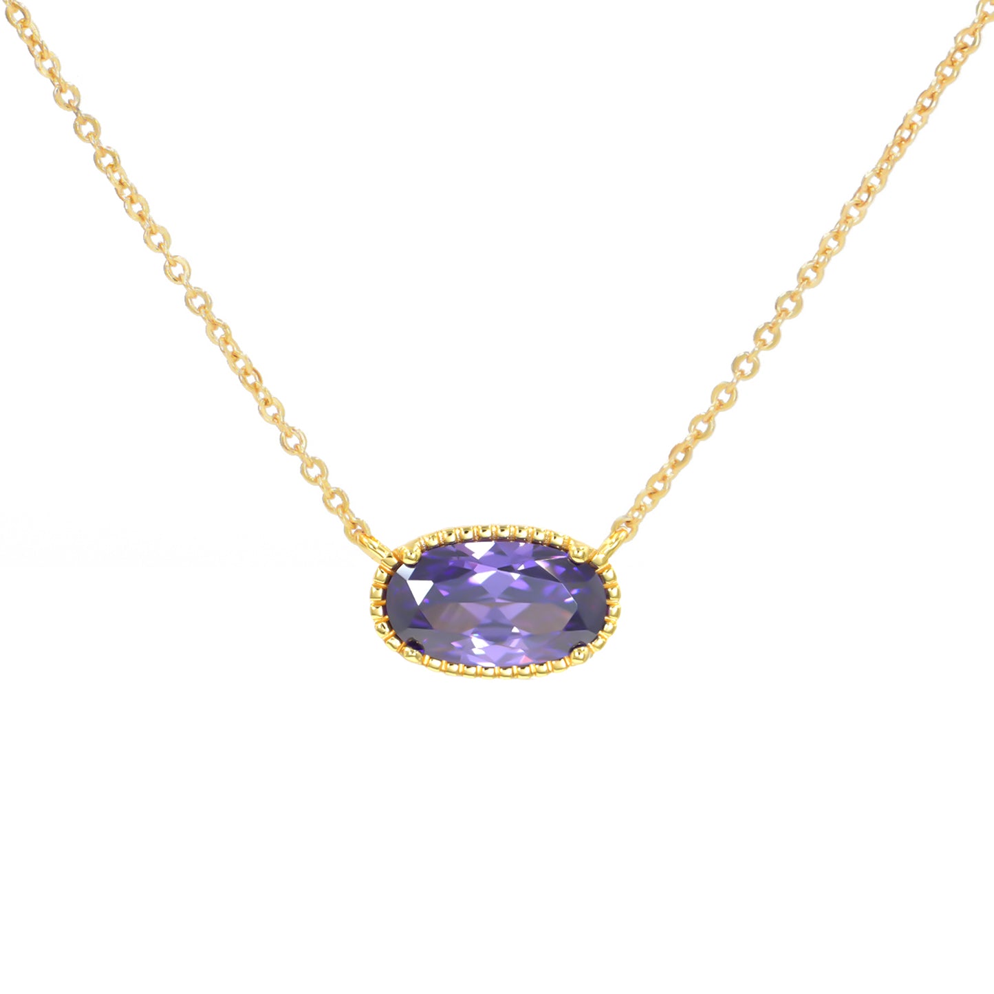 BlissBling Personalized Birthstone Design Women Pendant Jewelry with Collar, Artificial Gemstone Decor, Elegant Charm for Daily Clothing Decor, Gift birthstones