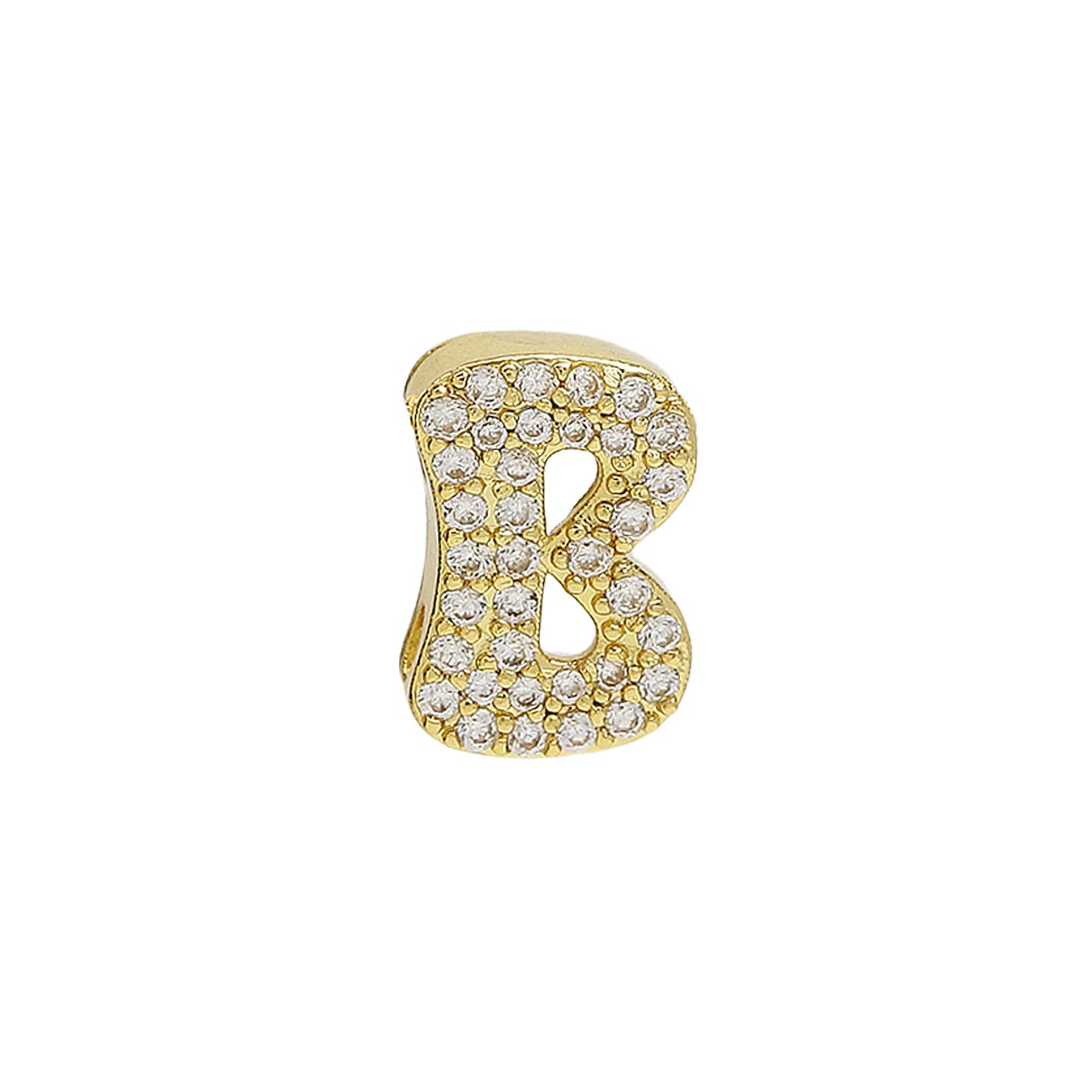 26 Alphabet Charms DIY Name Necklace 18k Gold Plated Brass Micro Inlaid Jewelry Unique Handmade Personalized Gift for Women Custom