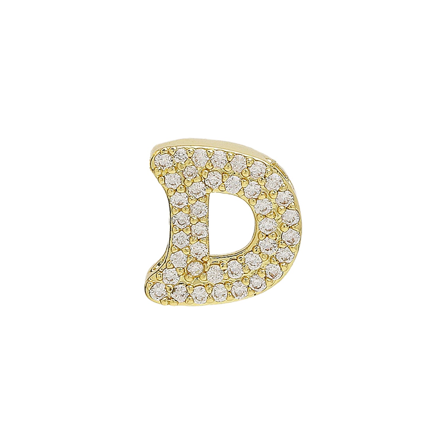 26 Alphabet Charms DIY Name Necklace 18k Gold Plated Brass Micro Inlaid Jewelry Unique Handmade Personalized Gift for Women Custom