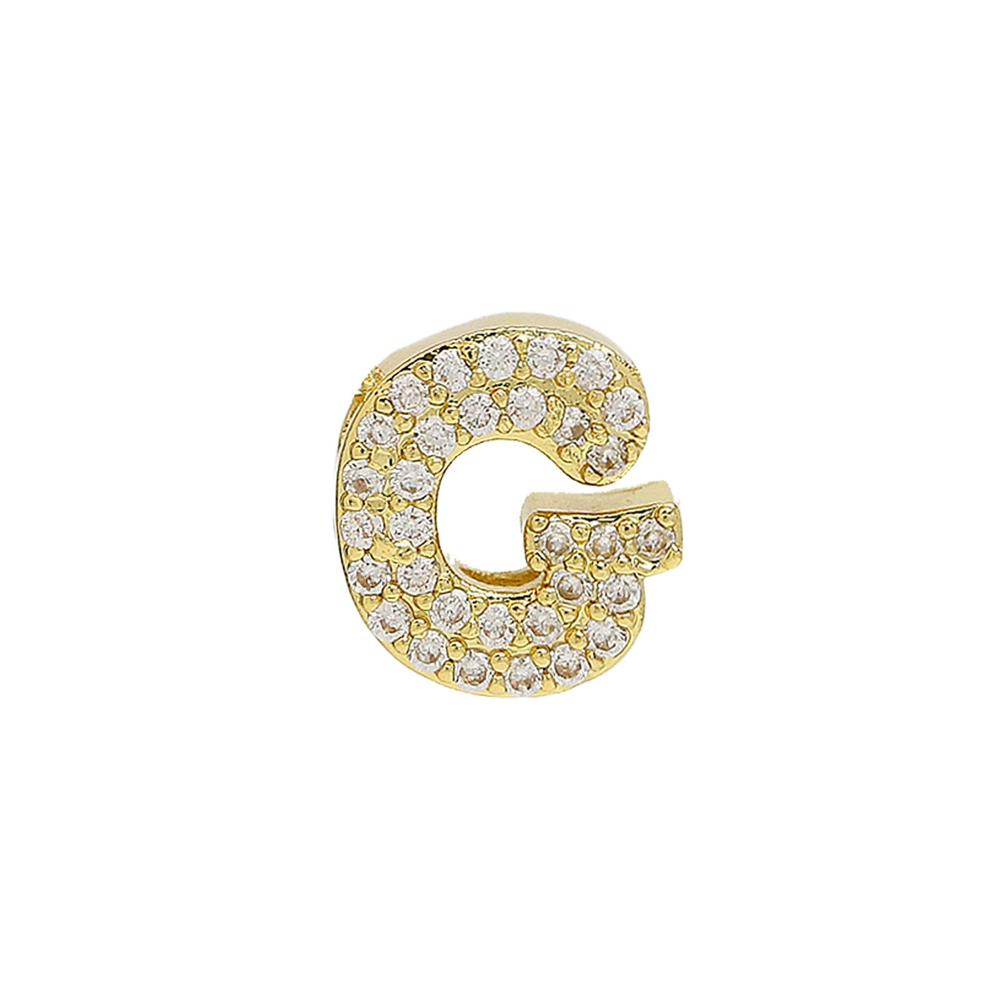 26 Alphabet Charms DIY Name Necklace 18k Gold Plated Brass Micro Inlaid Jewelry Unique Handmade Personalized Gift for Women Custom