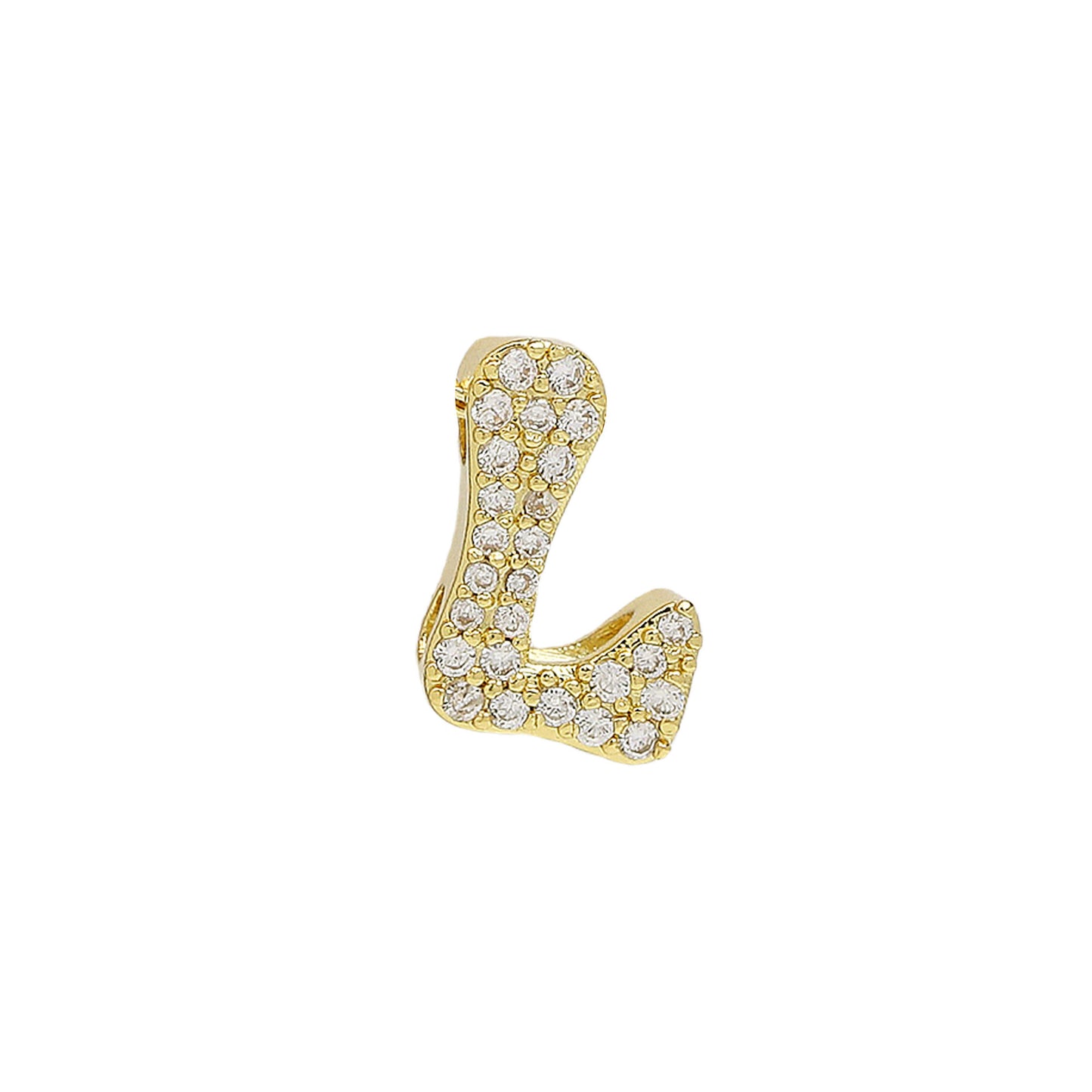 26 Alphabet Charms DIY Name Necklace 18k Gold Plated Brass Micro Inlaid Jewelry Unique Handmade Personalized Gift for Women Custom