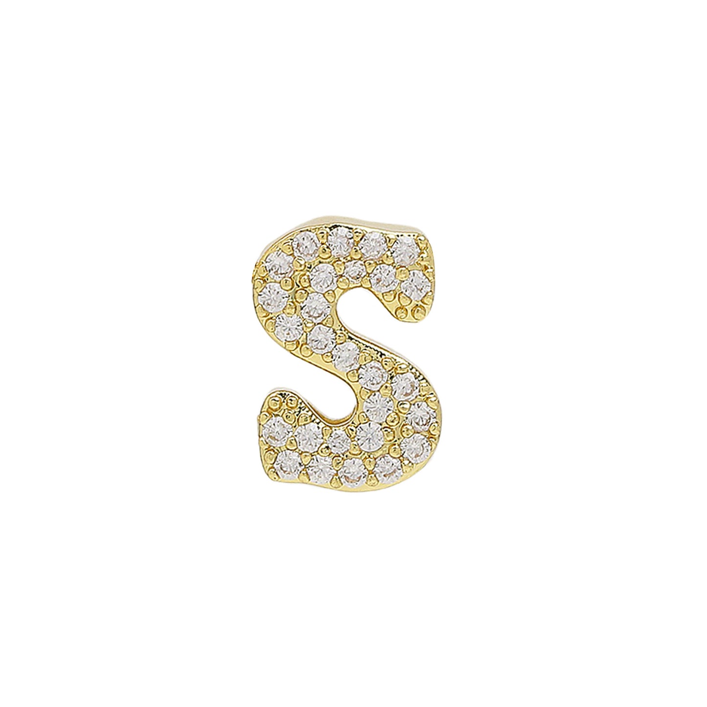 26 Alphabet Charms DIY Name Necklace 18k Gold Plated Brass Micro Inlaid Jewelry Unique Handmade Personalized Gift for Women Custom