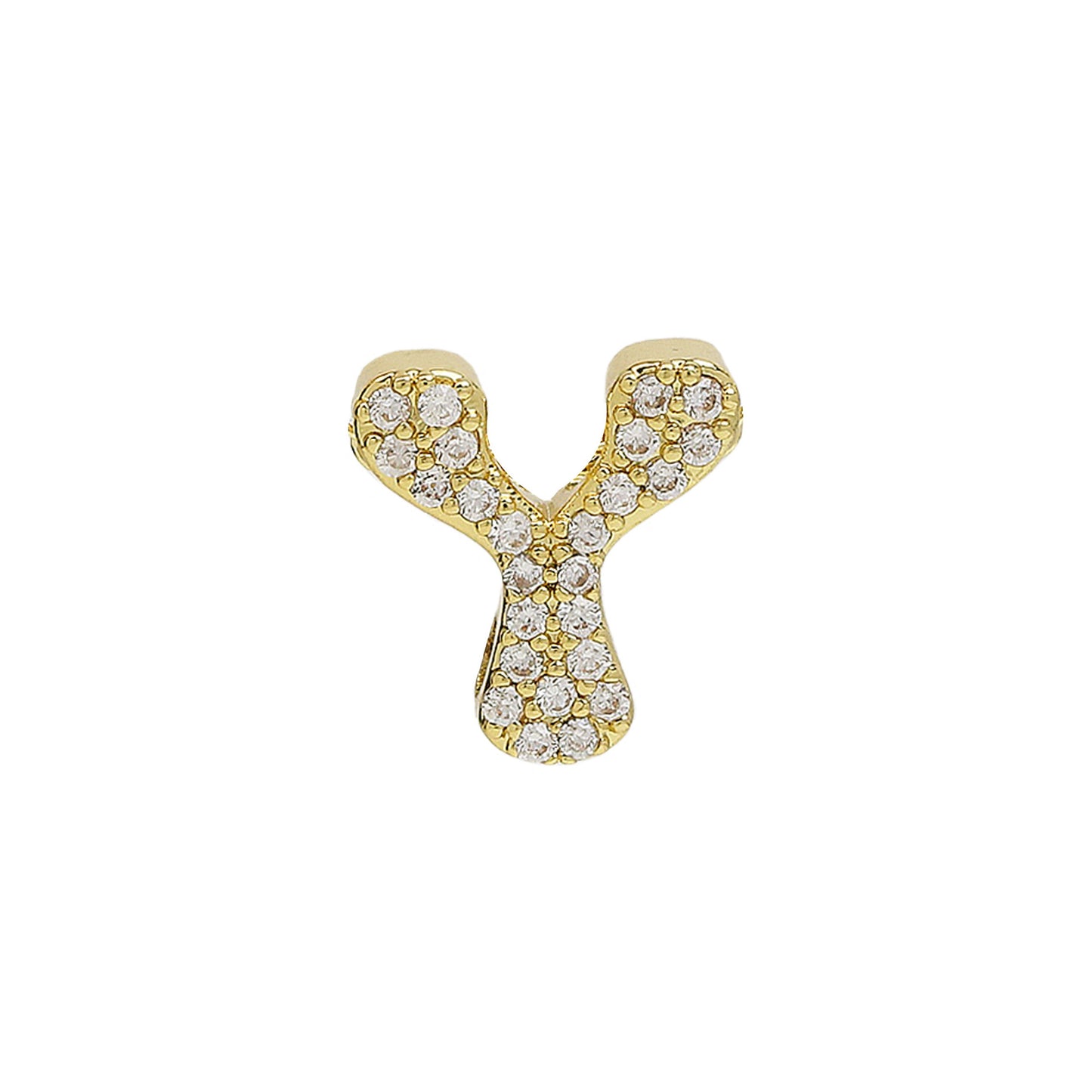 26 Alphabet Charms DIY Name Necklace 18k Gold Plated Brass Micro Inlaid Jewelry Unique Handmade Personalized Gift for Women Custom
