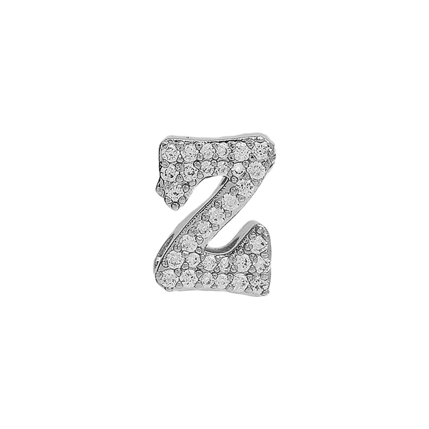 26 Alphabet Charms DIY Name Necklace 18k Gold Plated Brass Micro Inlaid Jewelry Unique Handmade Personalized Gift for Women Custom