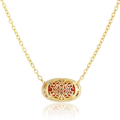 Valentine's Day Gift Necklace - 18-Inch Silver/Gold Plated Chain with Infinity Pendant & Birthstone Crystals, Adjustable Chain Length 16.9+1.9 inches