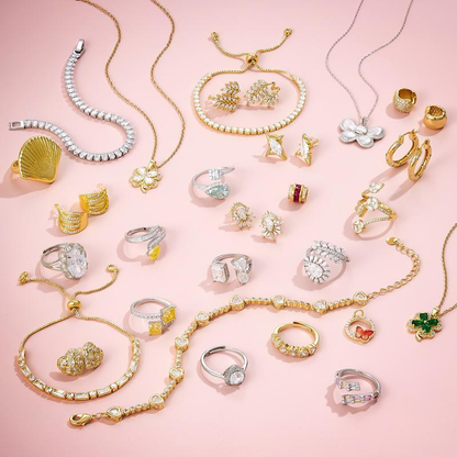 KissYan Jewelry Mystery Box – Trendy Fine Jewelry with Random Necklaces, Earrings, Bracelets, Charms & Adjustable Rings | Cute Surprise, Waterproof, Durable, Perfect Gift with bomb ball