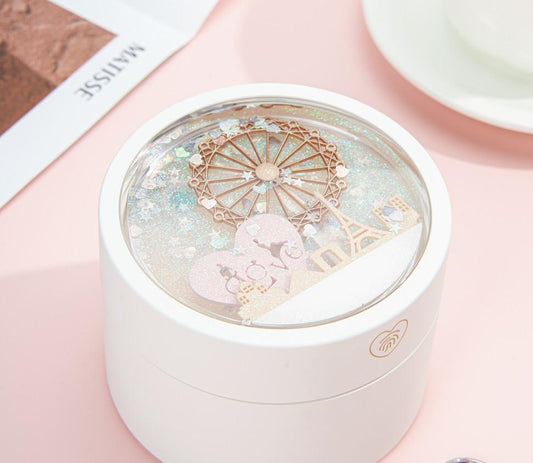 Romantic Valentine's Day Glowing Quicksand Gift Box no include jewellery, Glowing Exquisite Gift Box, Gift Giving Essentials